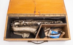 A Vintage De Arman New Super alto saxophone,