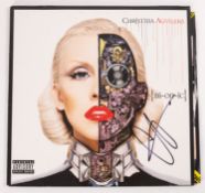 Christina Aguilera, Bionic, a signed 12' vinyl double album.