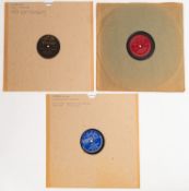 3 Twelve Inch 78 rpm records: Edmond Hall Sextet - Downtown Café Boogie Commodore 1512