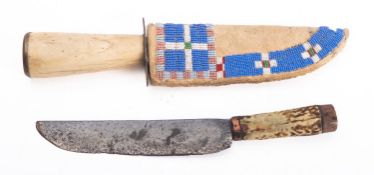 A late 19th/early 20th century North American Bowie knife,