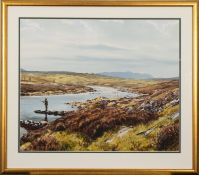 * Rodger McPhail (British, b1953) - Dal Mallart Pool on the River Naver, Sutherland,