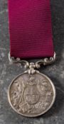 A Victorian Army Long Service & Good Conduct Medal to '5232 Coy Sergt Maj C Thompson RE'.