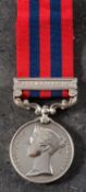A Victorian India General Service Medal with Burma 1889-92 clasp to '18477 pte S Pike 2nd Bn Devon