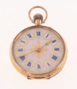 An early 20th century 9K gold pocket watch,