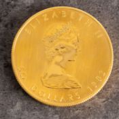 An Elizabeth II Canadian 50 dollar 