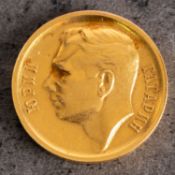 A 1961 USSR Yuri Gagarin commemorative gold medal,