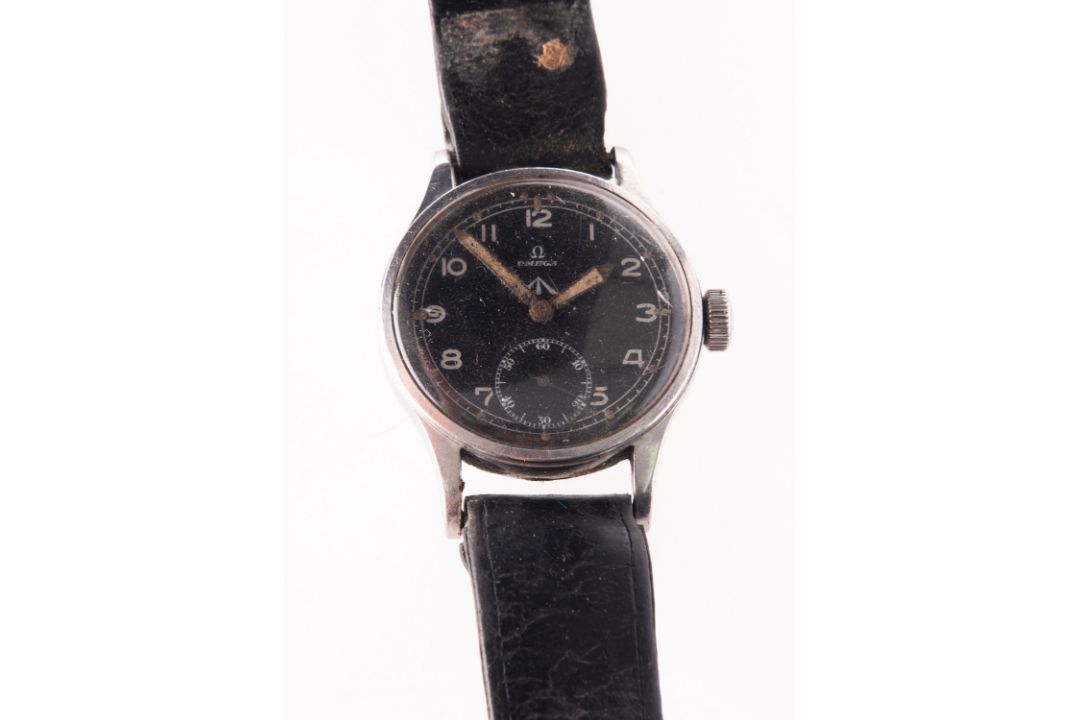 Omega, a gentleman's stainless steel British Military W.W.W "dirty dozen" wristwatch - Image 1 of 2