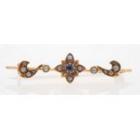 Two late Victorian/ early Edwardian bar brooches,