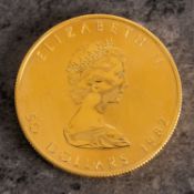 An Elizabeth II Canadian 50 dollar 