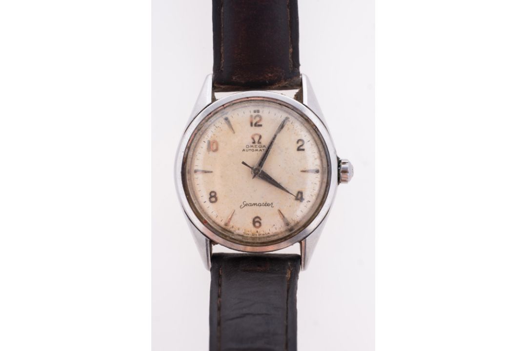 Omega Seamaster Automatic gentleman's stainless-steel wristwatch,