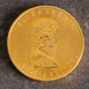 An Elizabeth II Canadian 50 dollar 