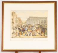 A set of twelve colour lithographs of 'coaching' scenes reproduced after prints published by