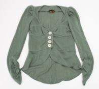 A Biba lady's long sleeve top. Of cotton