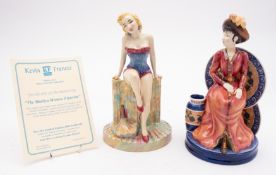 Two Kevin Francis figures modelled by Pe