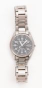 A gentleman's Seiko steel wristwatch, th