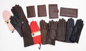 A collection of ten pairs of women's lea