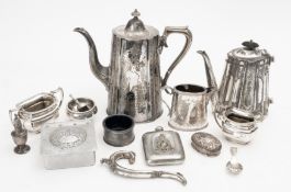 Various silver & silver plated wares, to