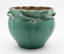 A Brannam Ware jardiniere of squat form