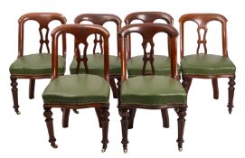 A Victorian stained mahogany extending o