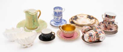 A mixed lot of Coalport and Crown Derby