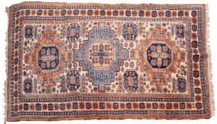A Nain carpet, the ivory field with trip