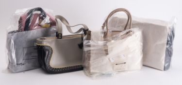 Radley, a group of four leather handbags