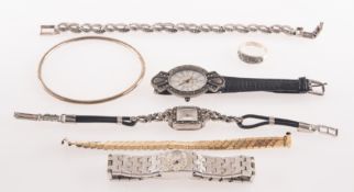 A Venus lady's silver cocktail watch, to