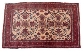 A Belouchistan rug, the beige field with