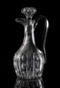 A large 19th century cut and engraved gl