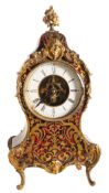 A French mid-Victorian boulle mantel clo