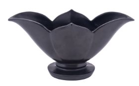 A Fulham Pottery lotus vase, after a design by Charles West or Constance Spry,