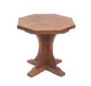 Workshop of Robert Mouseman Thompson (1876-1955): An oak octagonal coffee table,