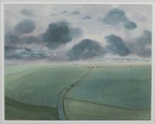 * James Lynch (British, b1956) - 'Sailsbury Plain'