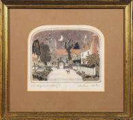* Graham Clarke (British, 1941-) - 'Buzzer' - Artist's Proof etching - Signed lower right,