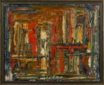 P.E. Belgeonne (20th Century) - 'Ambiguity' - Oil on canvas board - Signed lower right -