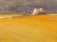 Sarah Devereau (Contemporary) - 'Farm at Ronague' - Oil on canvas - Signed lower left - 28 x