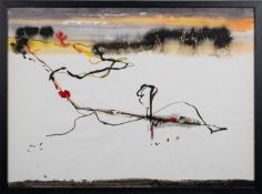 * Harry Ousey (British, 1915-1985) - Abstract study - Watercolour on paper - Unsigned - 55 x 75cm