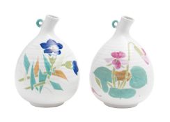 Four pieces of modern ceramics comprising an IKEA Rondo teapot,