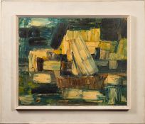 Shepherd (20th Century) - Abstract study of a sailing ship - Oil on board - Signed lower left -