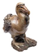 *Colin Kellam [b 1942] a large stoneware model of a Dodo modelled standing on a rustic base under