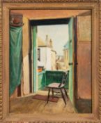 H.M. Terry (20th Century) - Doorway in an artist's studio in St Ives
