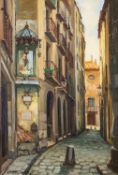 Josep Carretero Gomis (Spanish, 1905-1996) - Baixada de Santa Eulàlia, Barcelona,