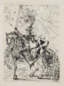 After Salvador Dali (Spanish 1904-1989) - 'El Cid' - Etching - The Collectors Guild Ltd label verso