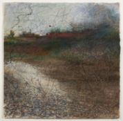 * Kurt Jackson (British, b1961-) - 'Under the sallow and hawthorn, with the Fieldfares and Snipe,