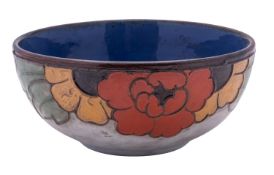 Four pieces of art pottery comprising a Nils Thorsson and Johanne Gerber for Royal Copenhagen