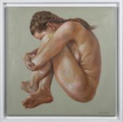 * Peter Mallison (British 1943-2025) - 'Figure with Plait' - Oil on canvas - Signed lower right