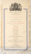 A Royal Opera House Centenary programme.