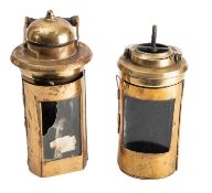 Two late 19th/early 20th century brass b