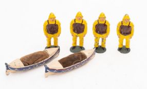 A group of four early 20th century dieca