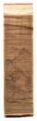 A set of four Chinese hanging scroll paintings, ink on bamboo,
